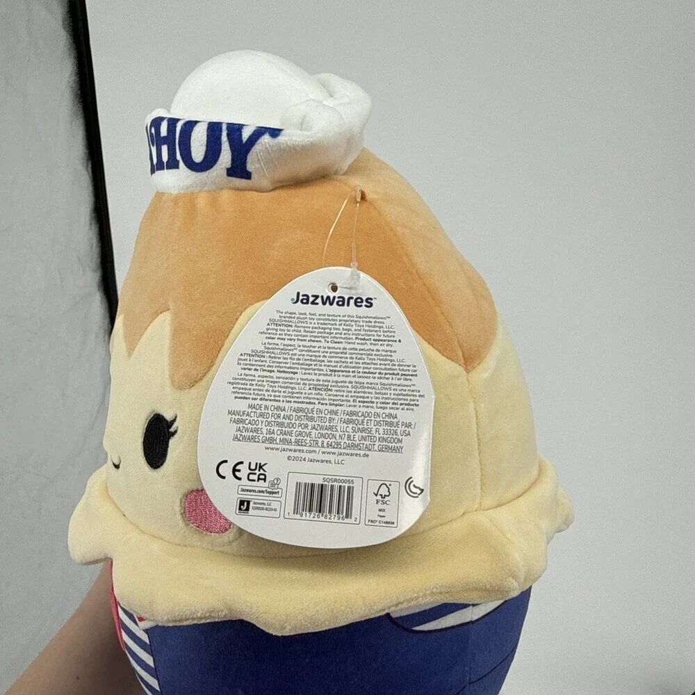 Squishmallows Stranger Things Ahoy USS Butterscotch 10” Plush NWT